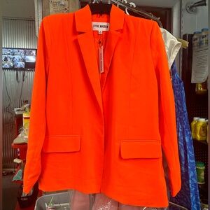 Steve Madden Orange Blazer size Small
